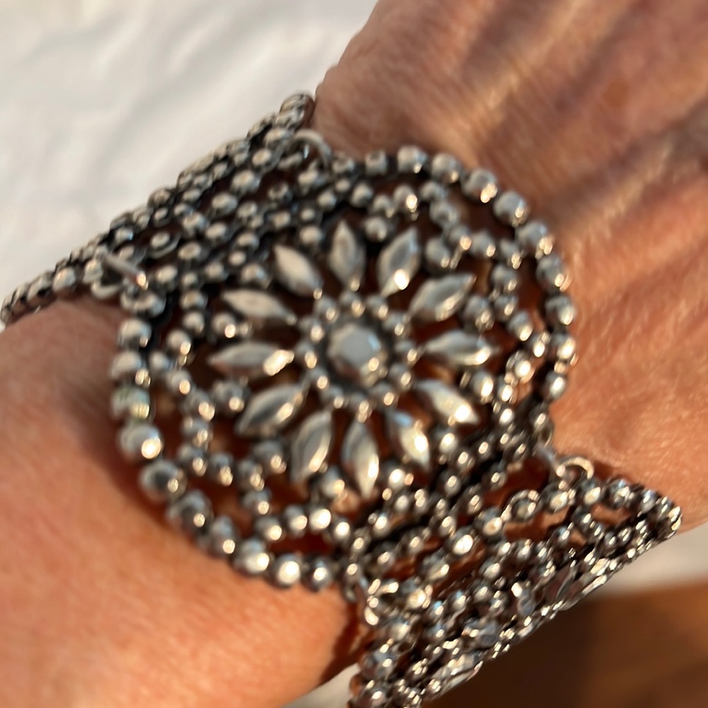 Metal Mandela bracelet